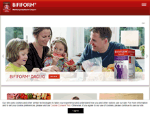 Tablet Screenshot of bifiform.dk